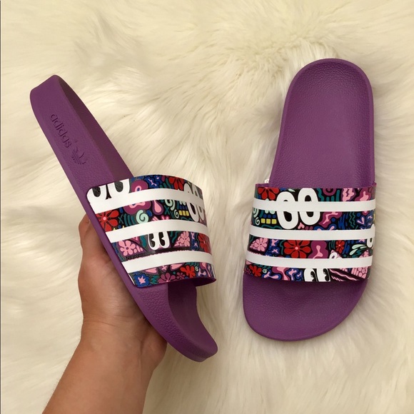 ADIDAS Originals Printed Slide Sandals - Picture 5 of 7